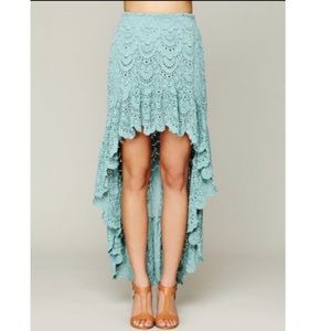 Nightcap Clothing Spanish Lace Saloon Skirt